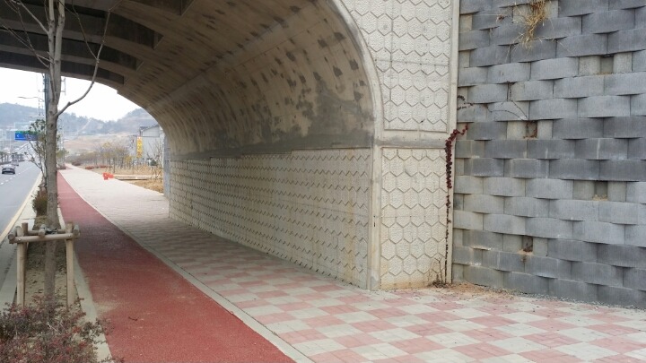 육각벌집무늬 시공사진