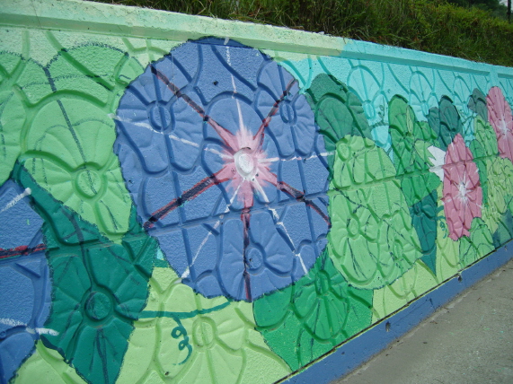 꽃잎무늬 시공사진