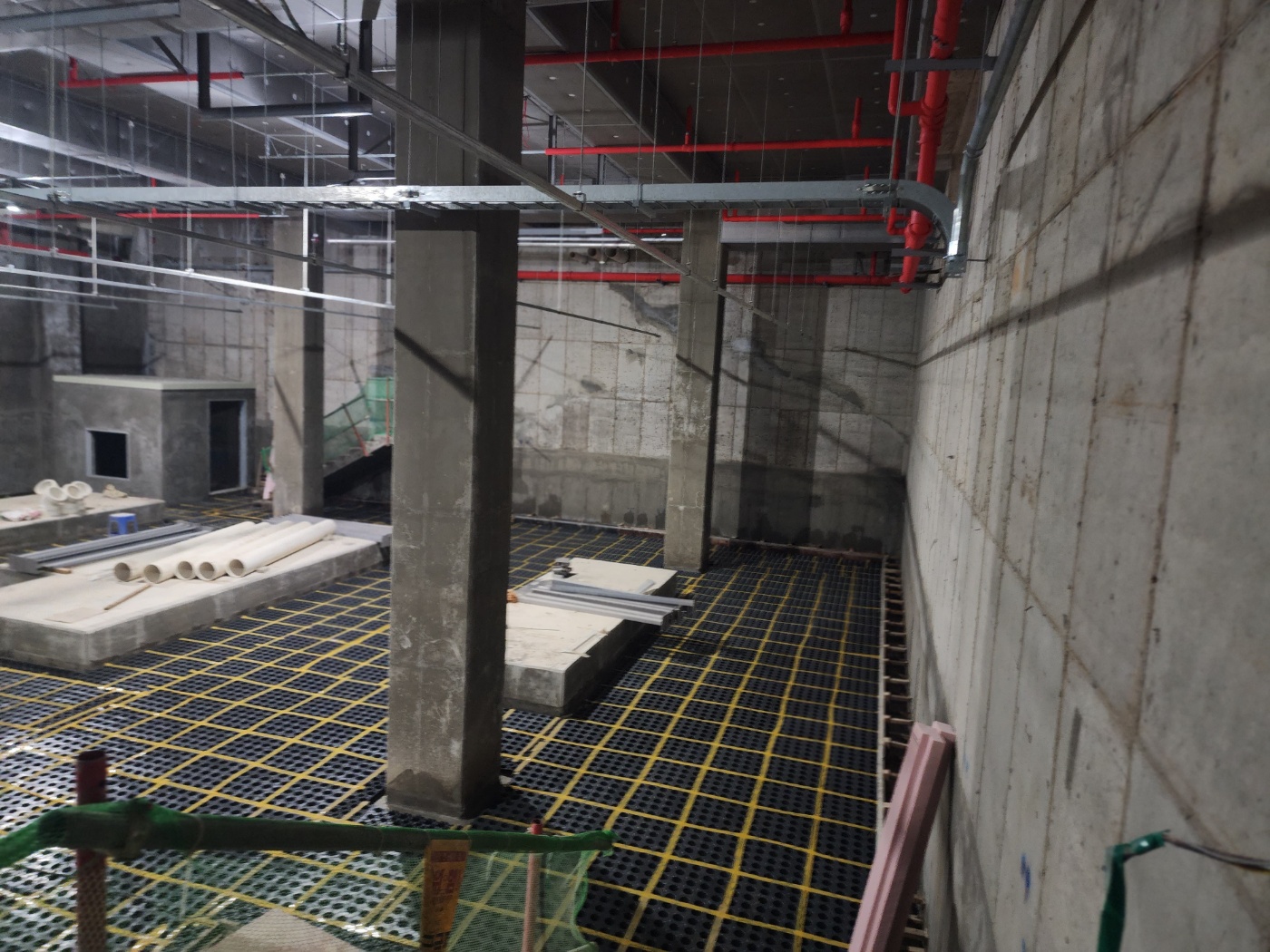 바닥배수판 시공 사진 4