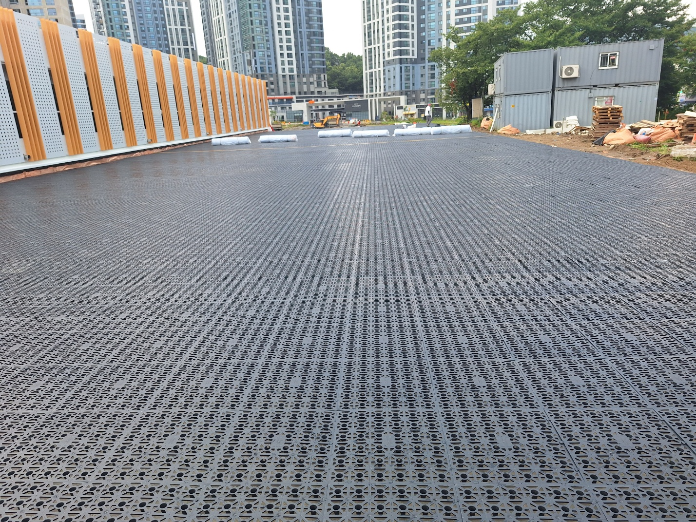 조경용배수판 시공 3