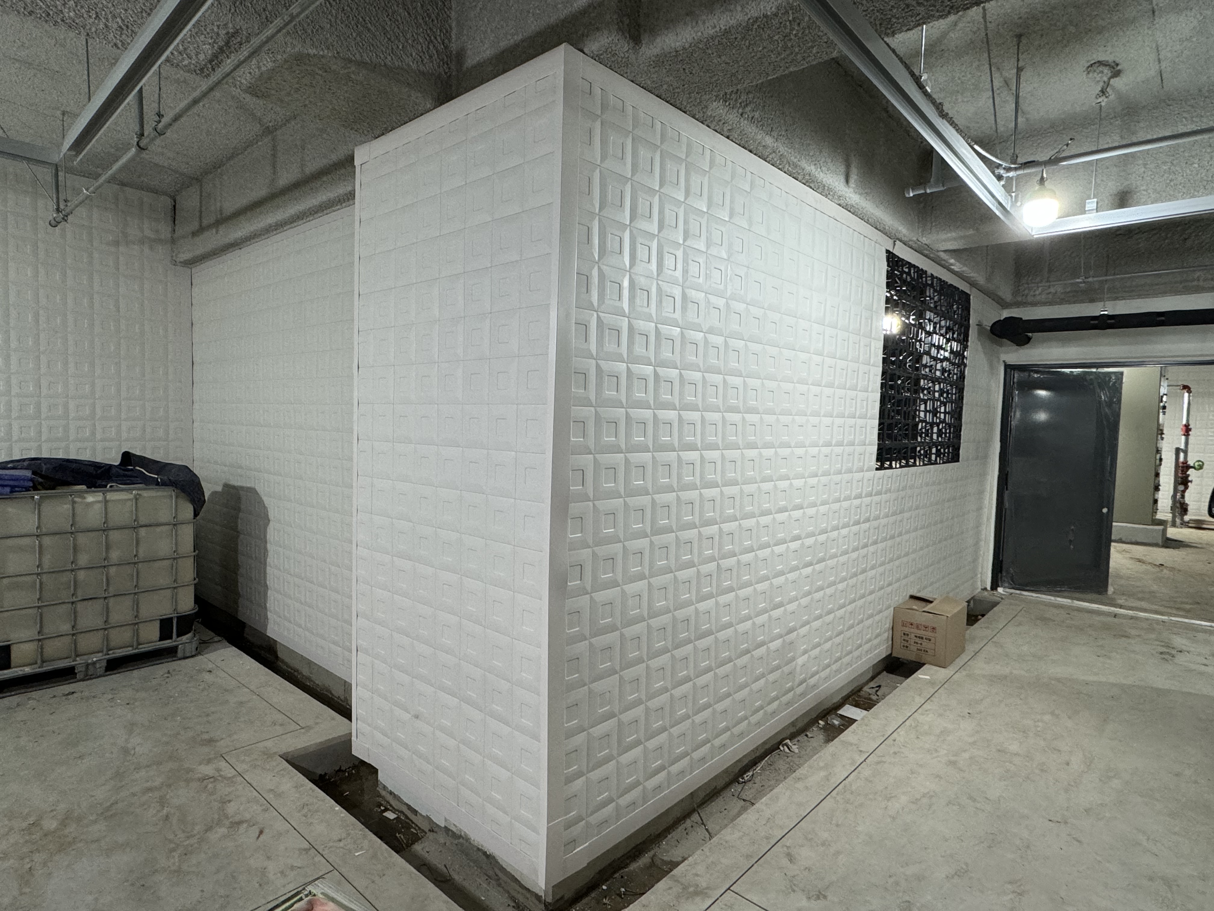 타공형 벽체 배수판 시공 사례 1