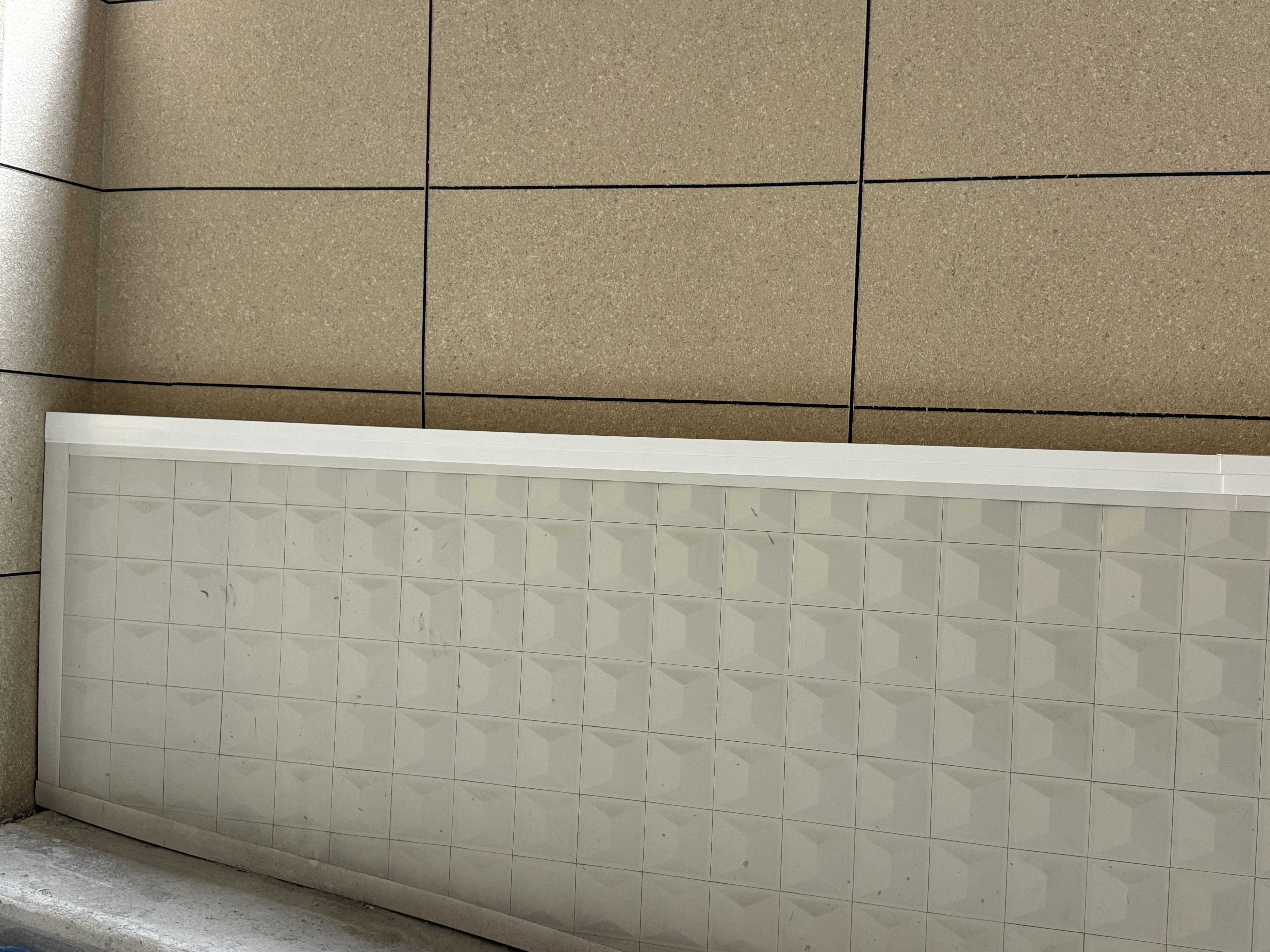 타공형 벽체 배수판 시공 사례 2